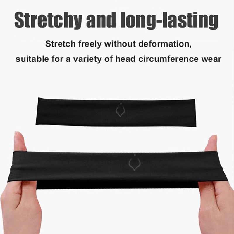 💞Elastische Antislip Effen Sport Hoofdband
