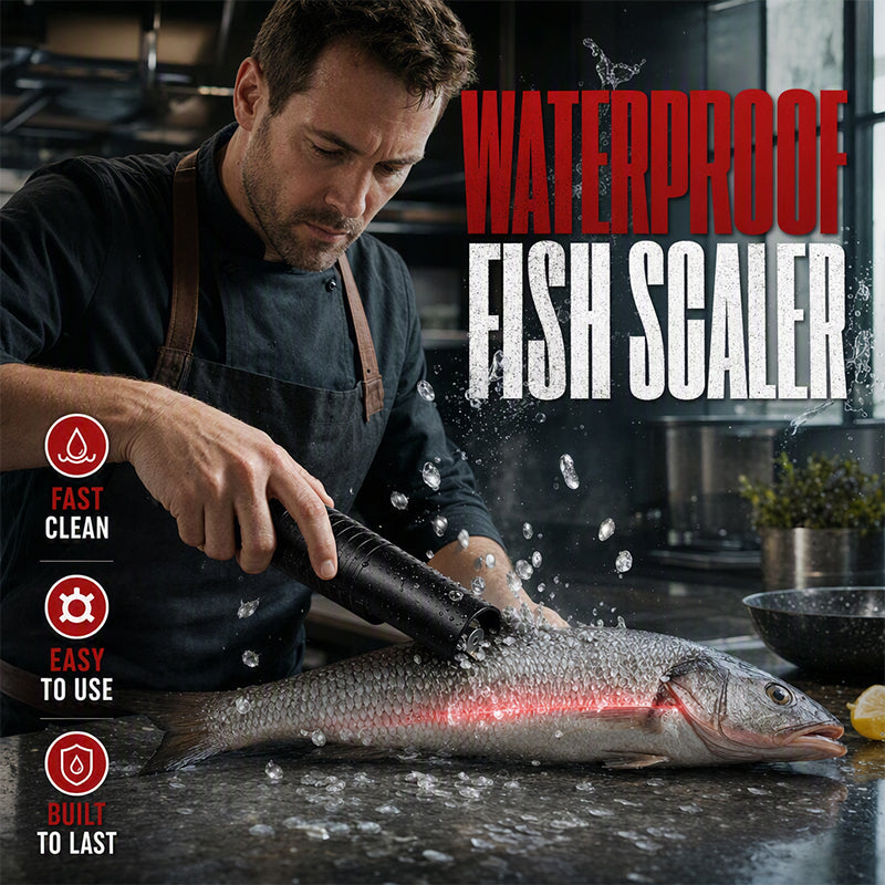 🐟 50% korting! Elektrische waterdichte vissen schilmachine – snel, veilig en zonder rommel voor elke vis.