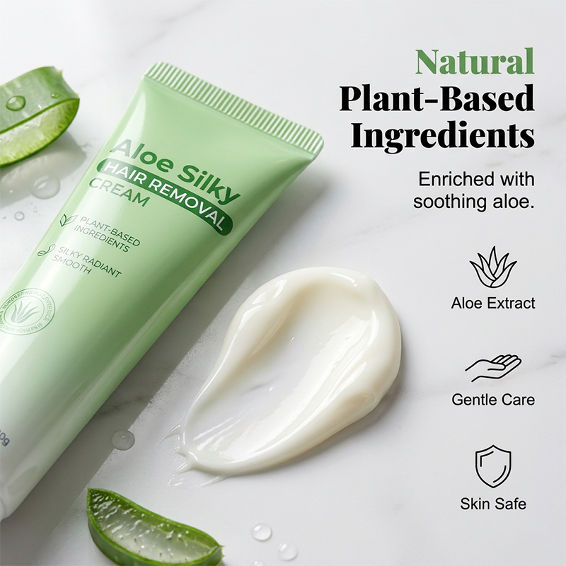 🌿 50% korting! Zachte ontharingscrème met aloë vera – hydrateert & kalmeert, 5 minuten, pijnloos. Geschikt voor alle huidtypes! 💚✨