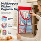 🧺 50% korting op wandgemonteerde mesh opbergtas – hangt aan de kastdeur, ideaal voor zakken en kleine items.