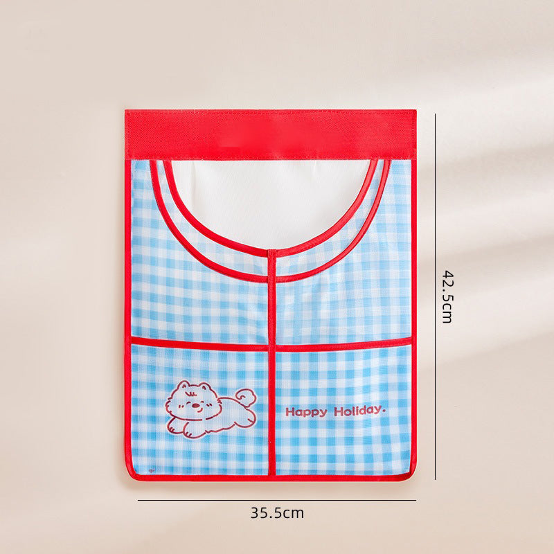 🧺 50% korting op wandgemonteerde mesh opbergtas – hangt aan de kastdeur, ideaal voor zakken en kleine items.