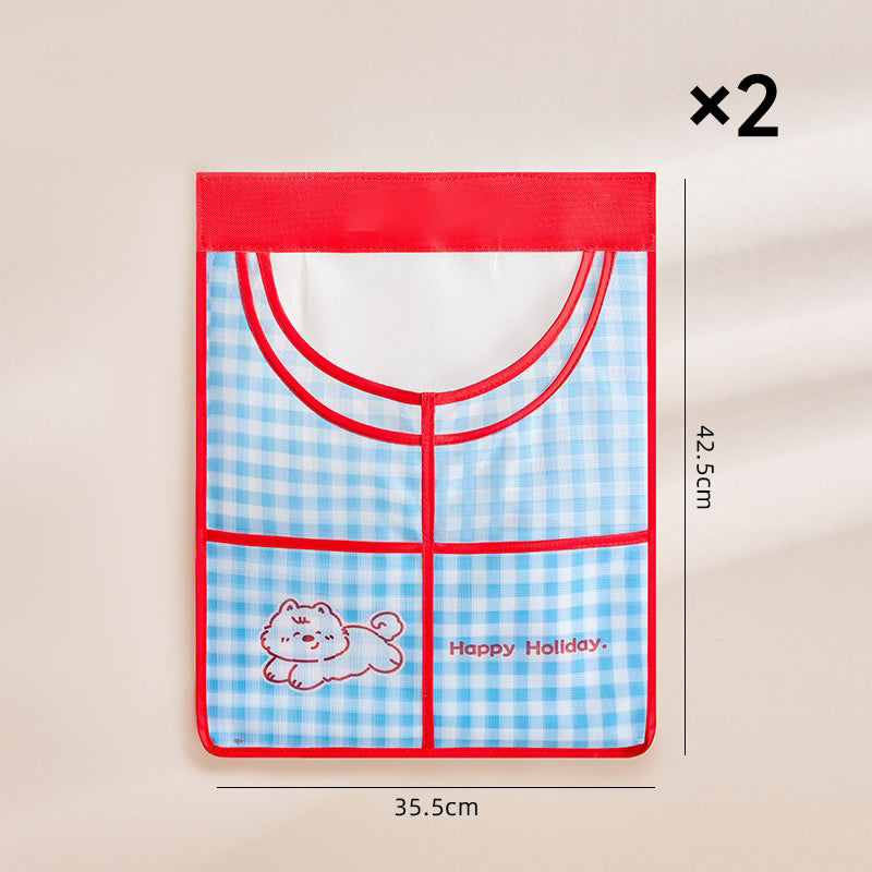 🧺 50% korting op wandgemonteerde mesh opbergtas – hangt aan de kastdeur, ideaal voor zakken en kleine items.