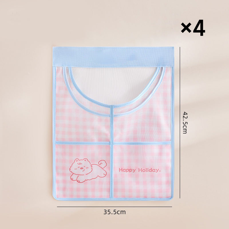 🧺 50% korting op wandgemonteerde mesh opbergtas – hangt aan de kastdeur, ideaal voor zakken en kleine items.