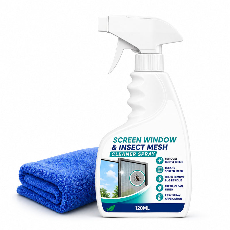 🪟 50% korting! Gaasreiniger spray – verwijdert stof en pollen moeiteloos, zonder de schermen te verwijderen.
