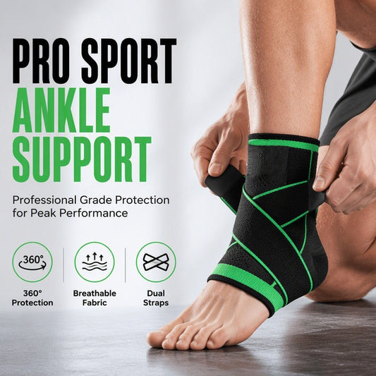 🦶💪 50% korting op verstelbare enkelbrace – 🏃 ondersteunt bij sport, blessureherstel & dagelijks gebruik, past elke maat!