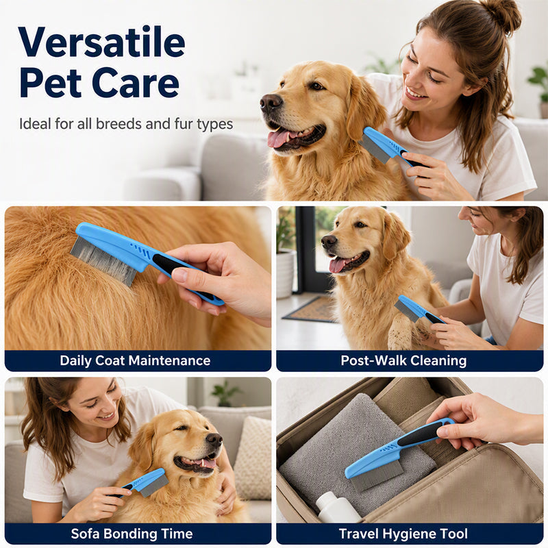 🐶 Fijntandige vlooienkam voor honden en katten