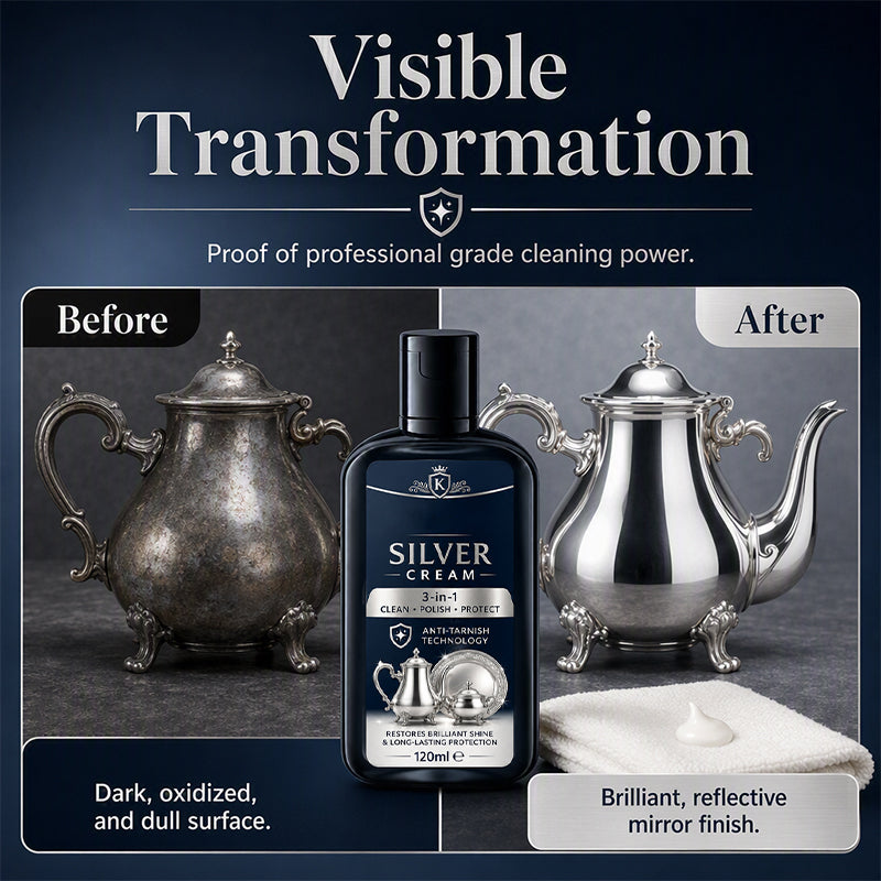 ✨🥄 50% korting! Zilverpoetscrème – 💎 verwijdert aanslag, 🌿 beschermt tegen oxidatie, 🧽 eenvoudig aan te brengen!