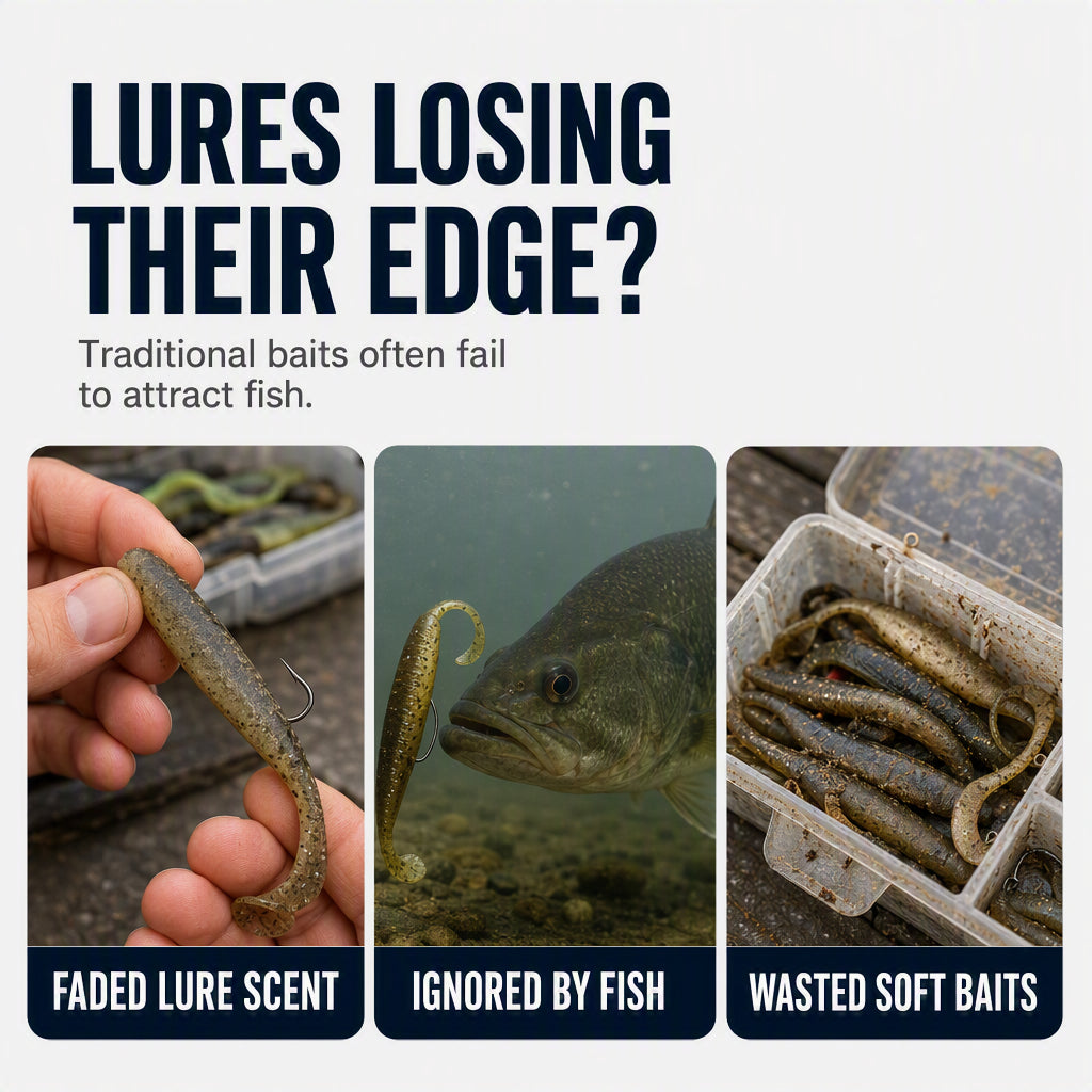 🎣💨 50% korting! Geurversterker voor kunstaas – 🌊 trekt vissen aan, 🐟 langdurige geur, 📦 eenvoudig aan te brengen!