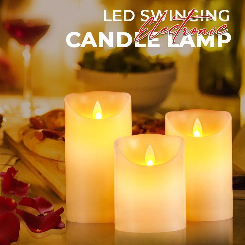 🕯️✨ 50% korting! LED flikkerkaars – 🔥 realistisch vlam, 📏 3 maten, 💨 rookvrij & veilig – sfeer zonder zorgen!