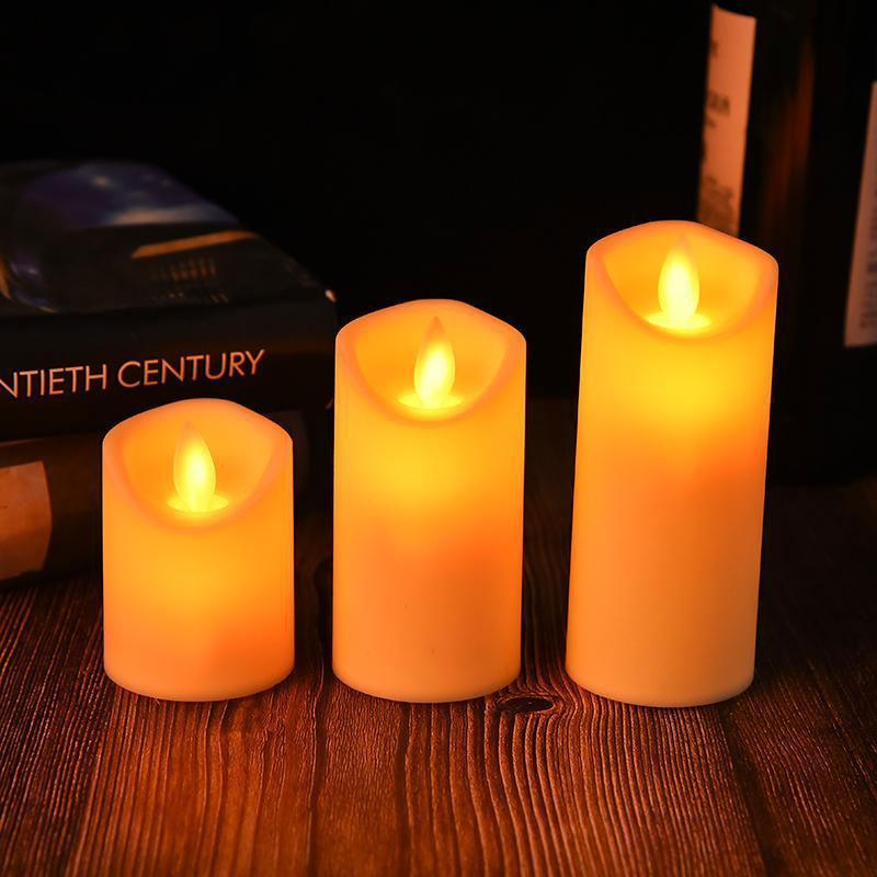 🕯️✨ 50% korting! LED flikkerkaars – 🔥 realistisch vlam, 📏 3 maten, 💨 rookvrij & veilig – sfeer zonder zorgen!