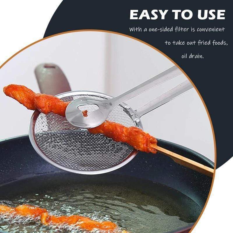 🍳 50% korting! 2-in-1 keukentang – schep & filter in 1. Roestvrij staal, ideaal voor frituren, zeven & opscheppen. 💪✨