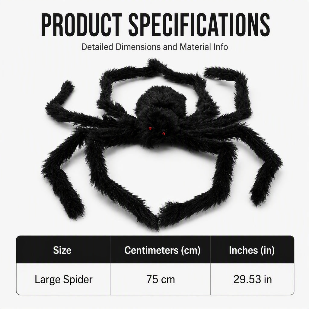 🔥 50% korting!👻🕷️  Gigantische Halloween Spin voor Tuin & Huis – Creëer Direct een Griezelige Halloween-Sfeer | Verschillende Kleuren naar Keuze 🎃