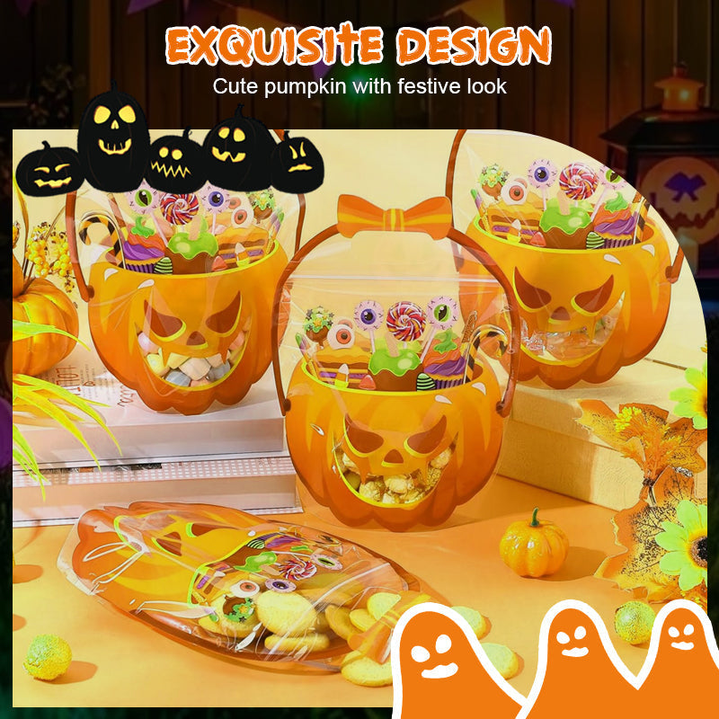 🎃 50% korting! Halloween pompoen cadeautasjes – 10 stuks, transparant design, veilige rits & stevig handvat. Perfect voor trick-or-treat & feestgeschenkjes! ✨🍬