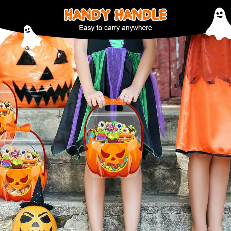 🎃 50% korting! Halloween pompoen cadeautasjes – 10 stuks, transparant design, veilige rits & stevig handvat. Perfect voor trick-or-treat & feestgeschenkjes! ✨🍬