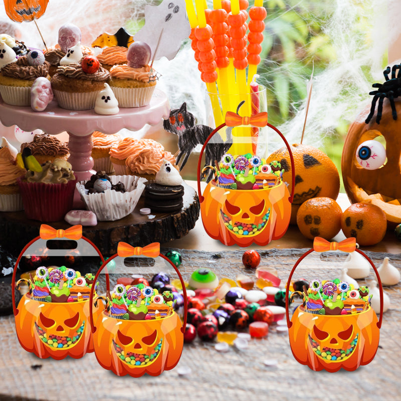 🎃 50% korting! Halloween pompoen cadeautasjes – 10 stuks, transparant design, veilige rits & stevig handvat. Perfect voor trick-or-treat & feestgeschenkjes! ✨🍬