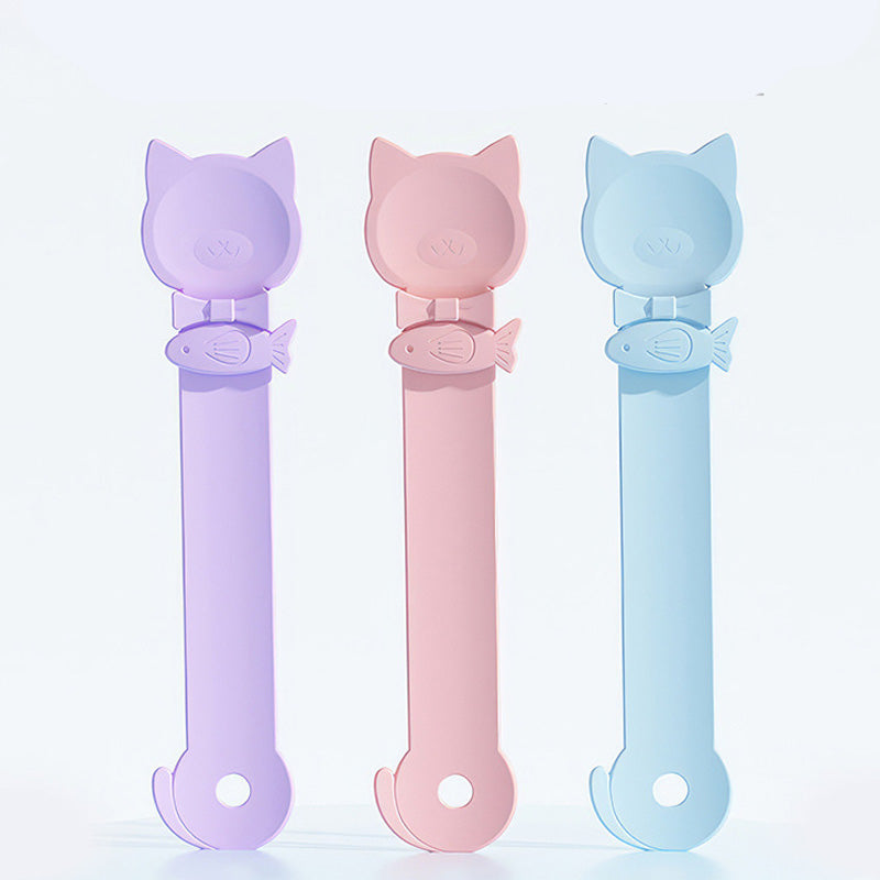 🥳 IN DE AANBIEDING 🥳💞1 + 1 gratis! Kattenvoederlepel! BPA-vrij, met één hand te knijpen en brede lepel. Schoon voeren – sla de jouwe in! ✅