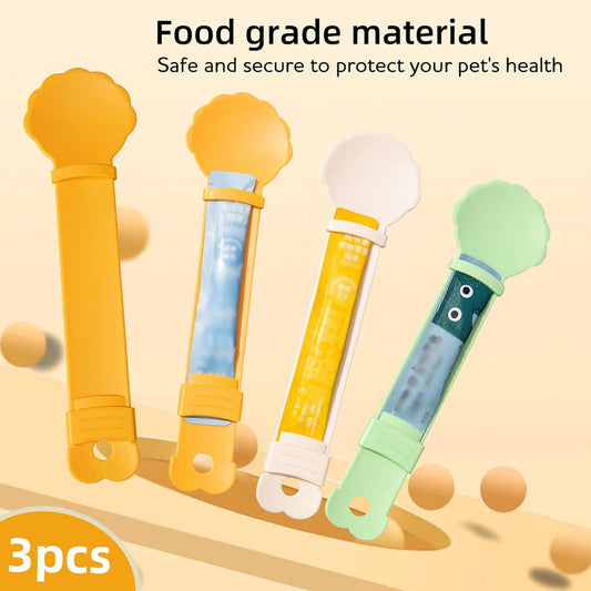 🥳 1+1 gratis! Kattenvoederlepel – BPA-vrij, knijpbaar met één hand & brede lepel. Schoon en eenvoudig voeren – pak uw voordeel! 🐱✨