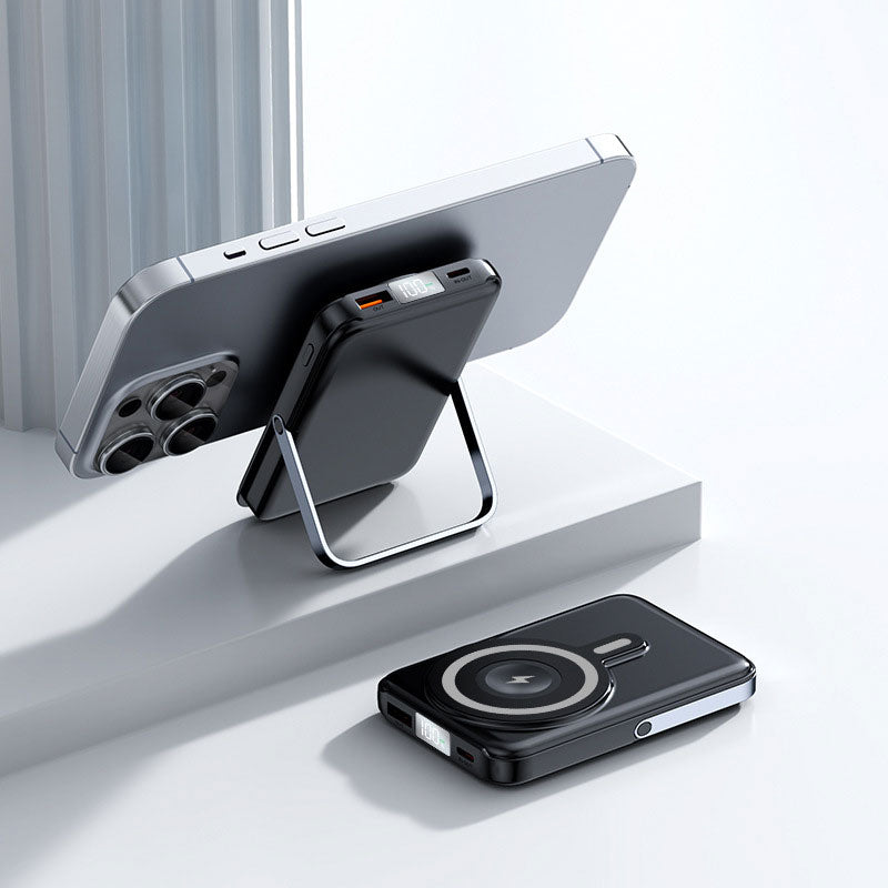 📱 50% korting! Magnetische powerbank – snel opladen, stevige standaard & draagbaar. Perfect voor onderweg en op kantoor! ⚡🧲