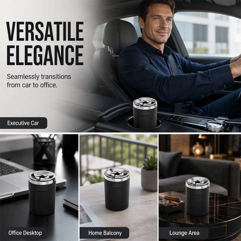 🚬 50% korting! Draaibare auto-asbak – keramische binnenkant, geurbestendig & eenvoudig te reinigen. Rookvrij & stijlvol! 🔄🧼