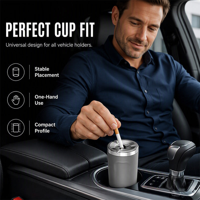 🚬 50% korting! Draaibare auto-asbak – keramische binnenkant, geurbestendig & eenvoudig te reinigen. Rookvrij & stijlvol! 🔄🧼