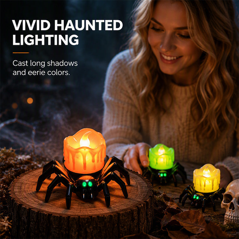 Halloween spin-kaars – vlamloos