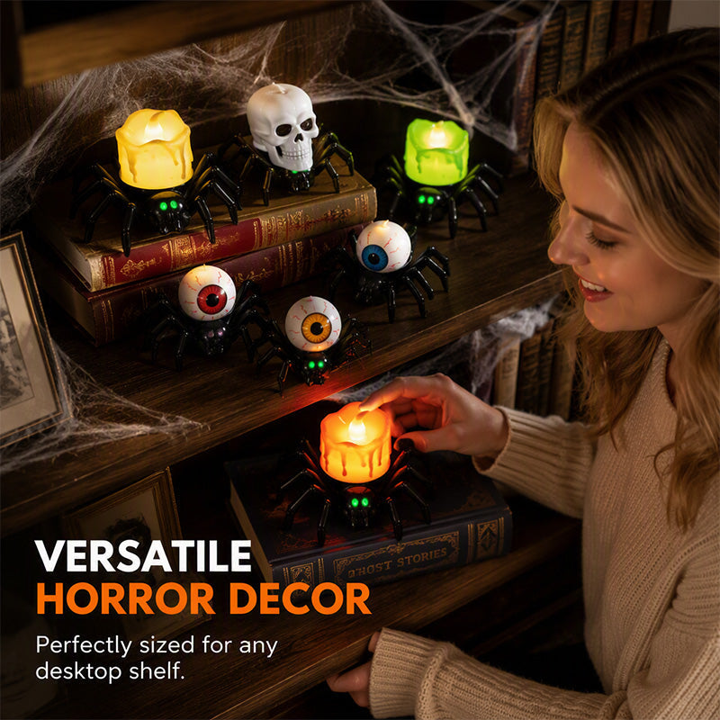 Halloween spin-kaars – vlamloos