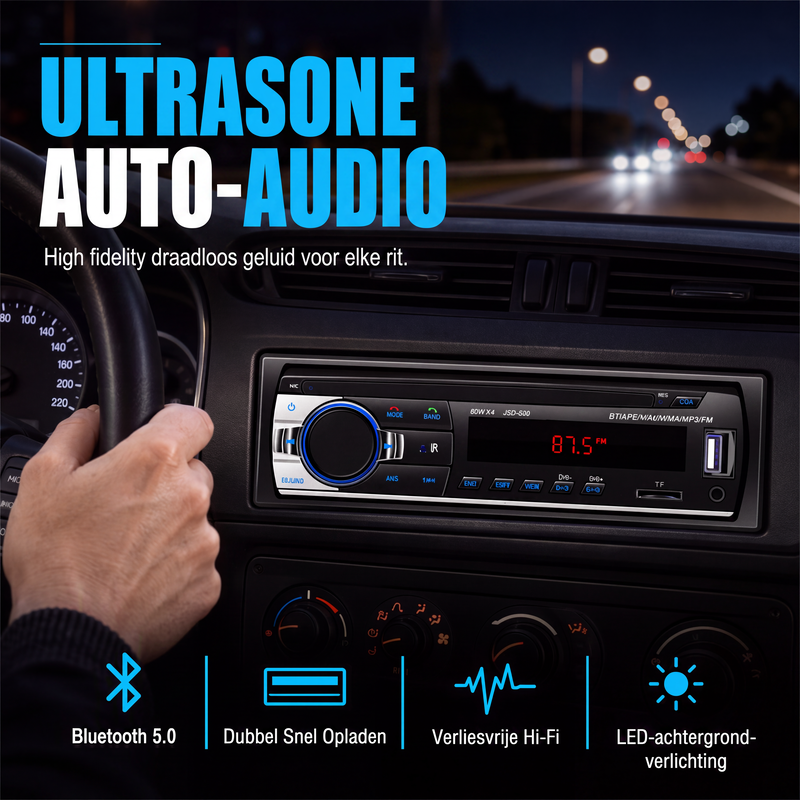 📻50% korting! Moderne autoradio met Bluetooth 5.0 – stabiele verbinding, handsfree bellen & dubbele USB. Upgrade uw autorit! 🚗🔊