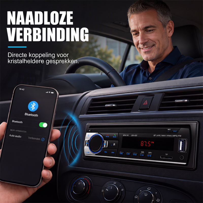 📻50% korting! Moderne autoradio met Bluetooth 5.0 – stabiele verbinding, handsfree bellen & dubbele USB. Upgrade uw autorit! 🚗🔊