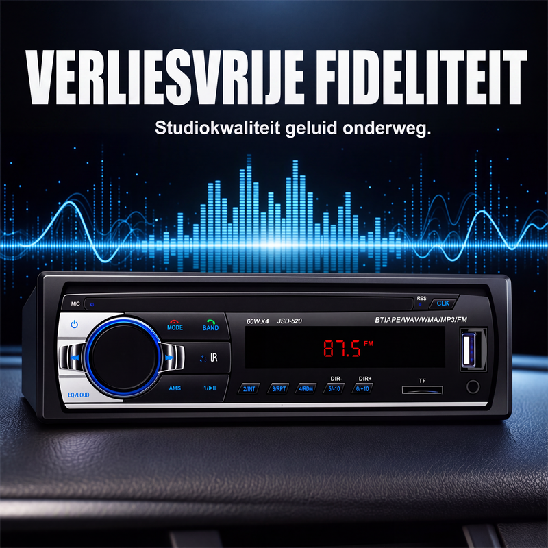 📻50% korting! Moderne autoradio met Bluetooth 5.0 – stabiele verbinding, handsfree bellen & dubbele USB. Upgrade uw autorit! 🚗🔊
