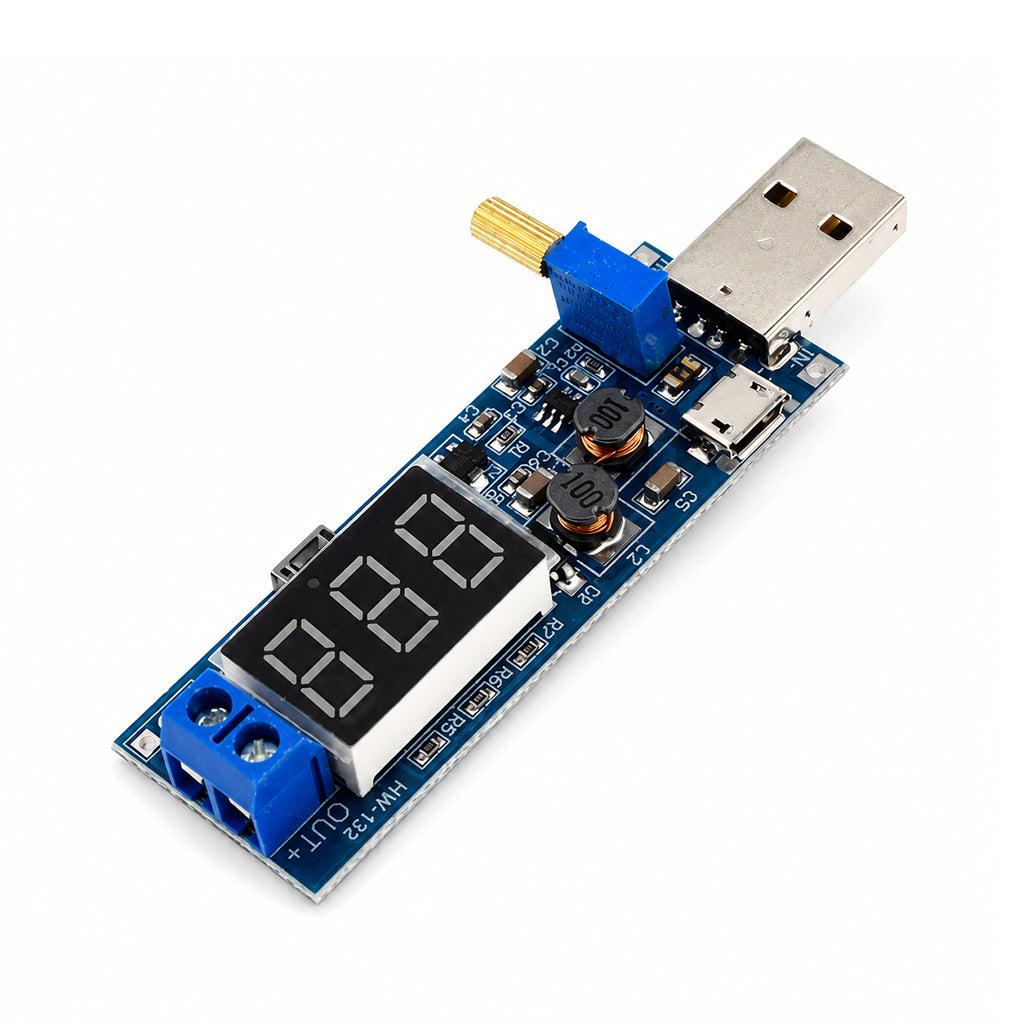 🔌 50% korting! USB instelbare voeding – 1-24V, digitaal display, fijnafstemming. Stabiel & veelzijdig voor elk DIY-project! ⚡🛠️