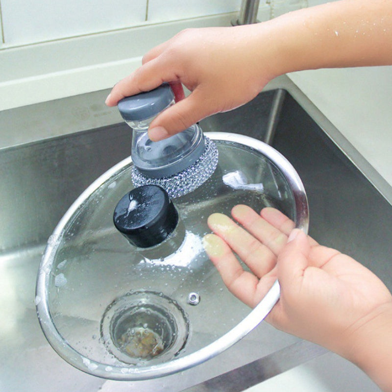 🥳 10K+ verkocht! Ingebouwde zeep borstel – krasvrij, ergonomisch & makkelijk schoon. Reinigt pannen moeiteloos – pak de jouwe! 🧼✨