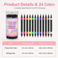 💅 50% korting! 12-kleurige dual-tip nagelstiften – fijne punt & kwastpunt, 24 levendige kleuren, langhoudend & snel drogend. Creëer salonwaardige nagelkunst thuis! ✨🎨