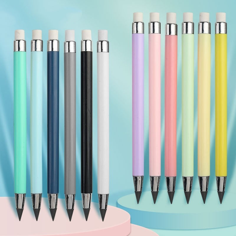 ✏️ Everlasting Pencil with Eraser – No Sharpening Needed, Break-Resistant Writing Pencil for School, Drawing & Daily Use