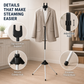 🧥 50% korting! Verstelbare stoomstandaard – 84-160cm, stabiel & inklapbaar. Voor elke outfit, thuis of op reis! ⚡✨