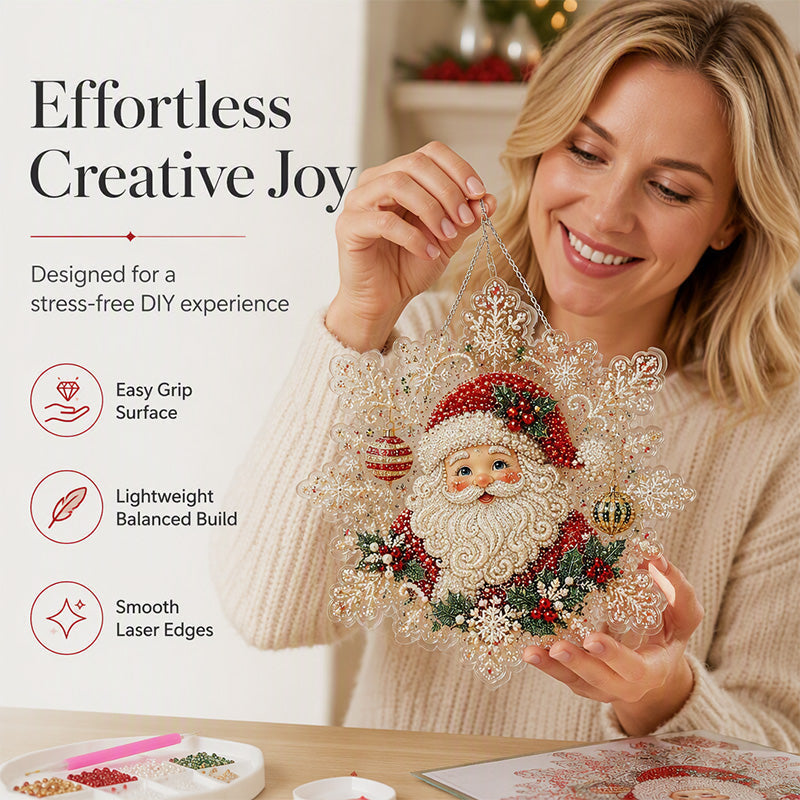 🎄✨ 50% KORTING! DIY Kerst Diamantkunst Hangdecoratie Kit – Maak Zelf Een Sprankelende Kersthanger Voor Een Warme Feestsfeer