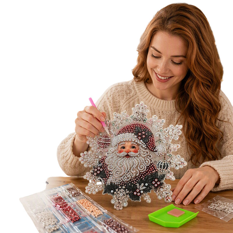 🎄✨ 50% KORTING! DIY Kerst Diamantkunst Hangdecoratie Kit – Maak Zelf Een Sprankelende Kersthanger Voor Een Warme Feestsfeer