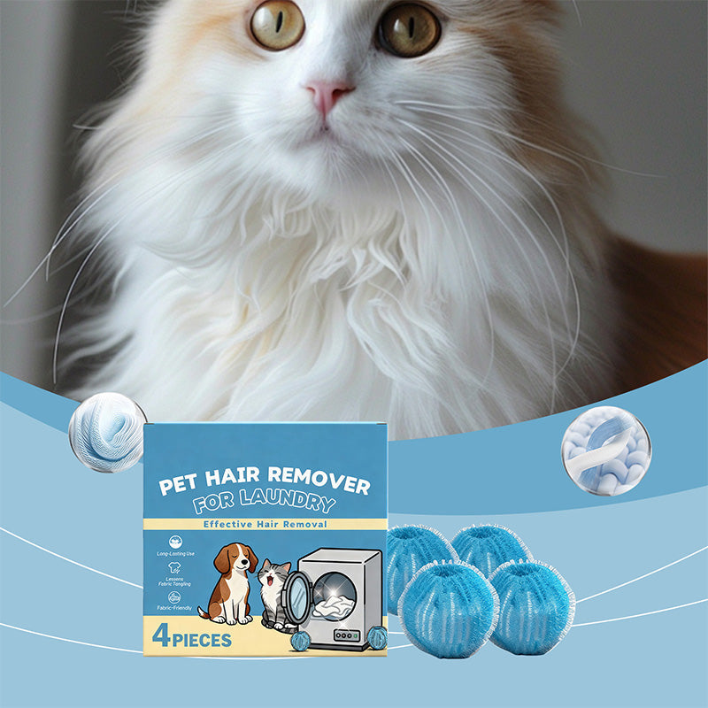 🐾 50% korting! Herbruikbare wasballen – verwijderen haar & pluis, vervangen drogerdoekjes. Zacht voor stoffen & huid! ✨🧺