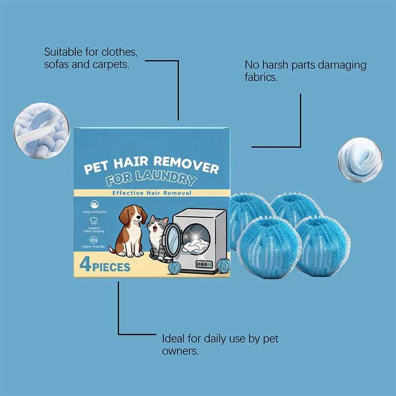 🐾 50% korting! Herbruikbare wasballen – verwijderen haar & pluis, vervangen drogerdoekjes. Zacht voor stoffen & huid! ✨🧺