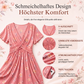 🌸 50 % RABATT | Mühelose Eleganz – Florales V-Ausschnitt-Kleid mit schmeichelhaftem Taillendetail