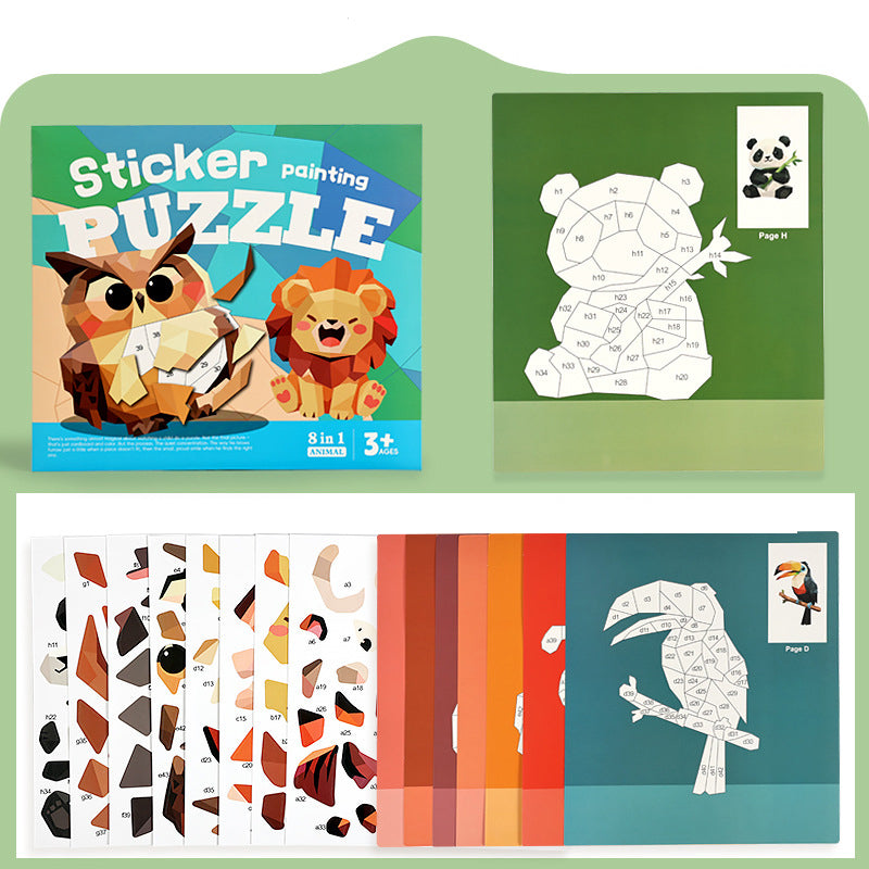 🎨 50% korting! Geometrisch stickerboek – urenlang schermvrij plezier, vormen matchen & creatief spelen. Perfect voor thuis & onderweg! ✨🧩