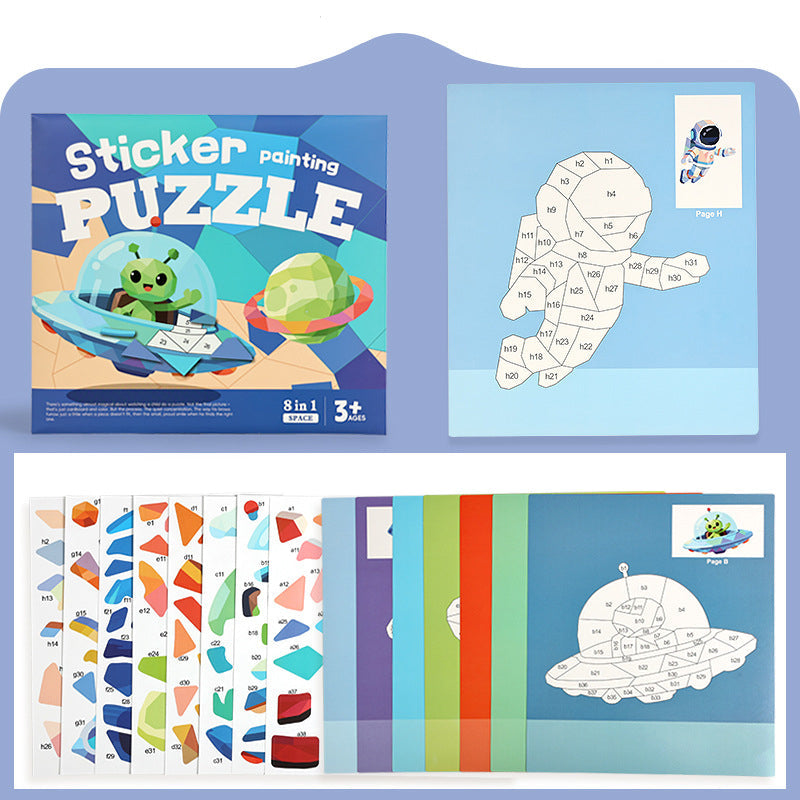🎨 50% korting! Geometrisch stickerboek – urenlang schermvrij plezier, vormen matchen & creatief spelen. Perfect voor thuis & onderweg! ✨🧩
