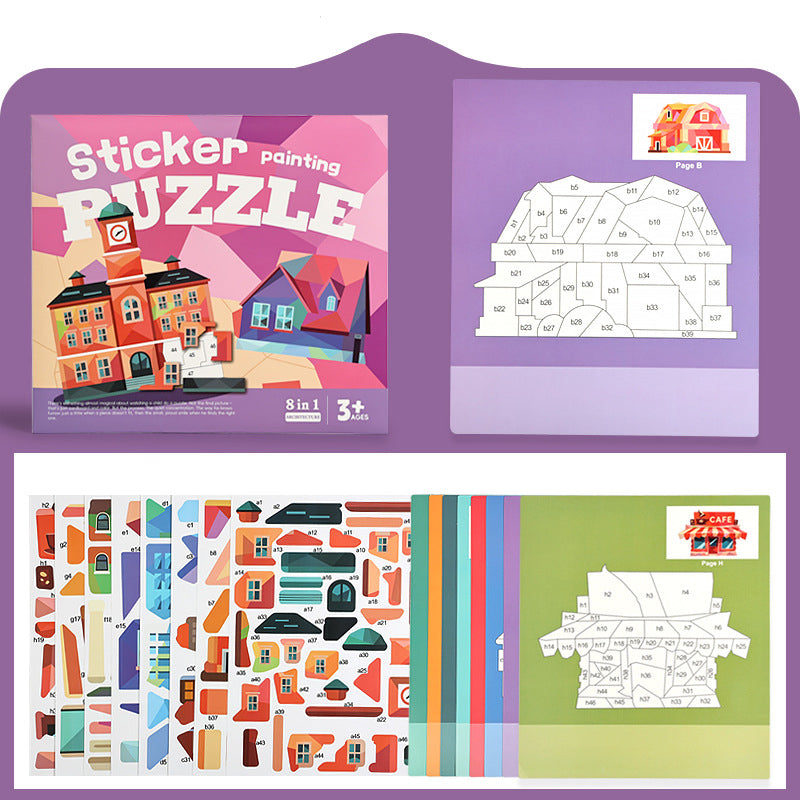 🎨 50% korting! Geometrisch stickerboek – urenlang schermvrij plezier, vormen matchen & creatief spelen. Perfect voor thuis & onderweg! ✨🧩