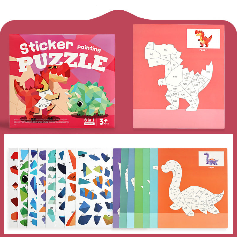 🎨 50% korting! Geometrisch stickerboek – urenlang schermvrij plezier, vormen matchen & creatief spelen. Perfect voor thuis & onderweg! ✨🧩
