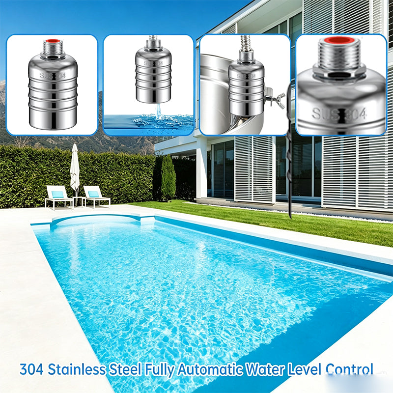 💧 50% korting! Automatische vlotterkraan – 304 RVS, 0,2-10 kg drukbestendig & zelfafsluitend. Voorkomt overstroming & droogkoken – voor tank, vijver & vee! ✨🔧