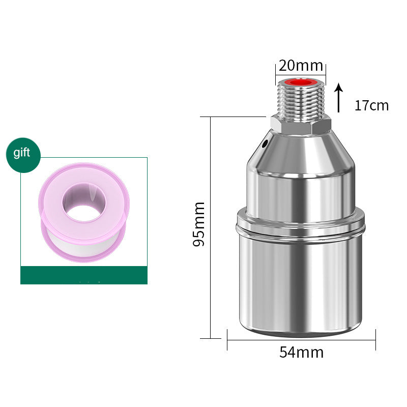 💧 50% korting! Automatische vlotterkraan – 304 RVS, 0,2-10 kg drukbestendig & zelfafsluitend. Voorkomt overstroming & droogkoken – voor tank, vijver & vee! ✨🔧