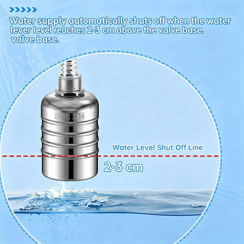 💧 50% korting! Automatische vlotterkraan – 304 RVS, 0,2-10 kg drukbestendig & zelfafsluitend. Voorkomt overstroming & droogkoken – voor tank, vijver & vee! ✨🔧