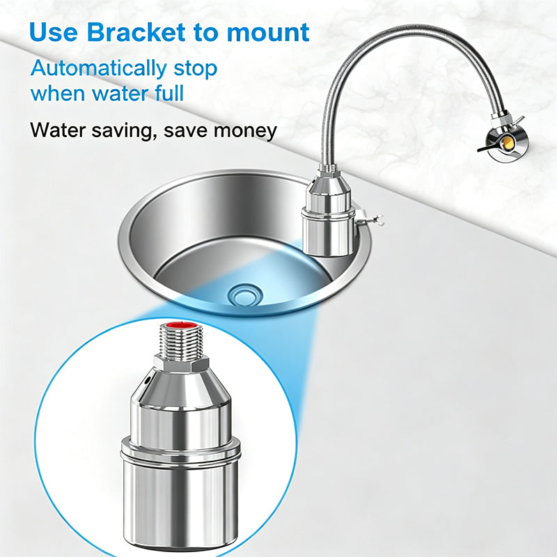 💧 50% korting! Automatische vlotterkraan – 304 RVS, 0,2-10 kg drukbestendig & zelfafsluitend. Voorkomt overstroming & droogkoken – voor tank, vijver & vee! ✨🔧