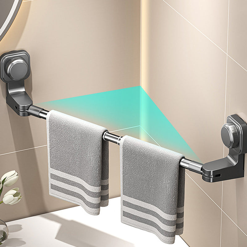 🔥‑50% DE RÉDUCTION🚿 Porte‑serviettes à ventouse réglable sans perçage, fixation forte, facile à poser et à déplacer dans la maison ✨
