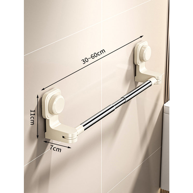 🔥‑50% DE RÉDUCTION🚿 Porte‑serviettes à ventouse réglable sans perçage, fixation forte, facile à poser et à déplacer dans la maison ✨