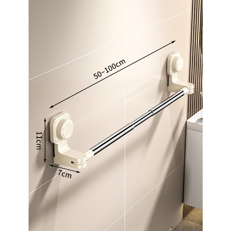 🔥‑50% DE RÉDUCTION🚿 Porte‑serviettes à ventouse réglable sans perçage, fixation forte, facile à poser et à déplacer dans la maison ✨